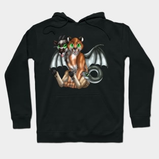 Chimera Cubs: Caracal (Golden) Hoodie